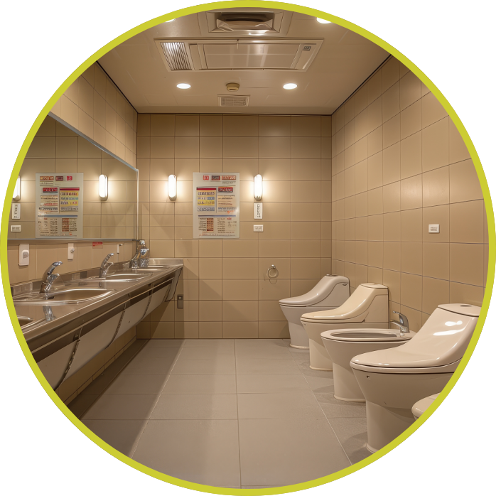 Public Washroom and toilets contractors